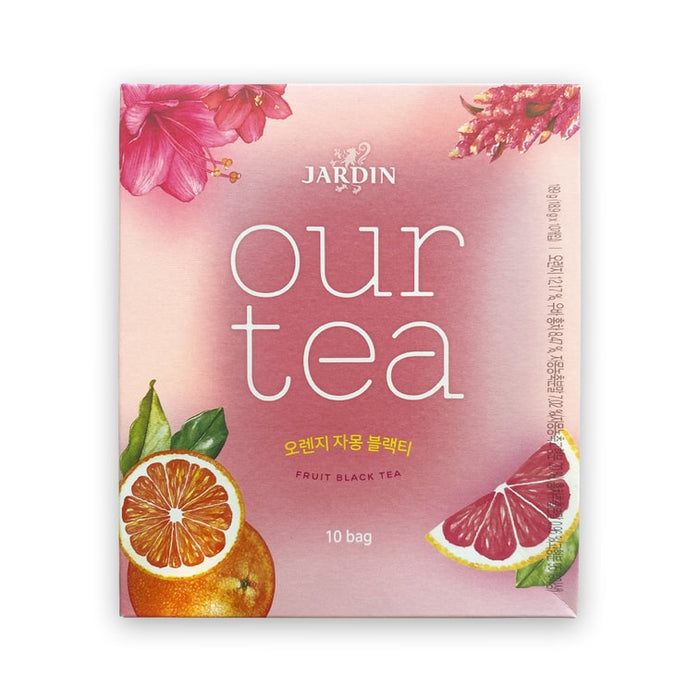 韩国人气 JARDIN - 水果茶 柳橙葡萄柚红茶 10入 / 8盎司