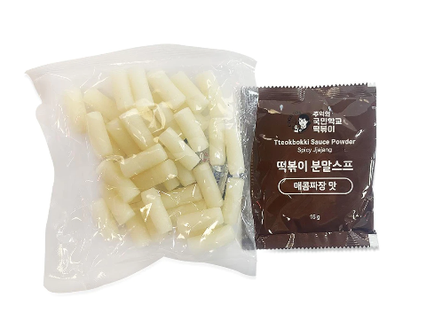韩国畅销Cook-Tok - 韩式即食袋装辣炒年糕 炸酱口味 	二入組 135 克