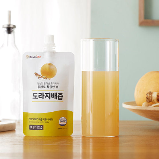 韩国 YEONDOO FARM - 水梨天然果汁 100% 100ml / 10 入