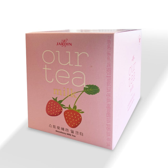 韩国人气 JARDIN - 奶茶系列 草莓风味奶茶 10入 / 8盎司