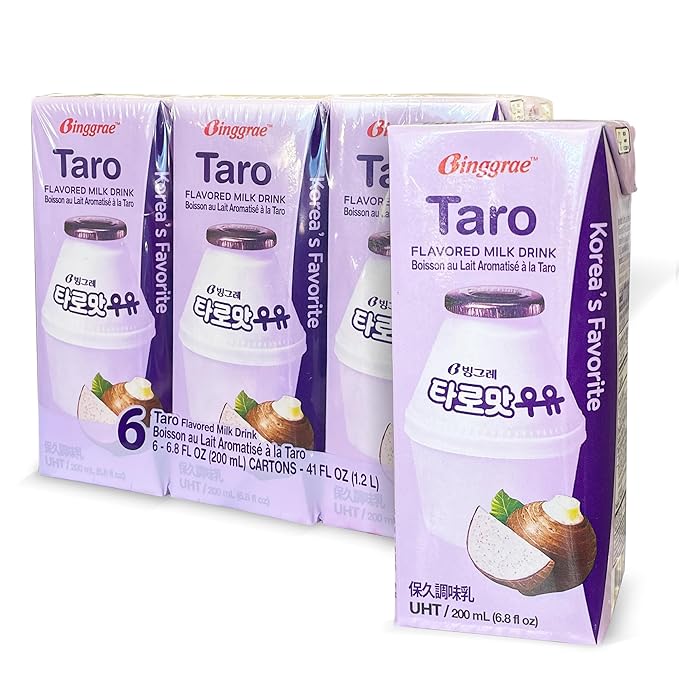 [빙그레] 타로맛 우유 24팩