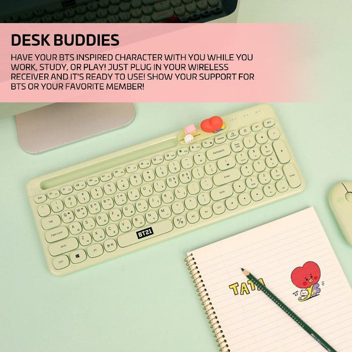 [BT21] New My Little Buddy Multi-Pairing Wireless Keyboard