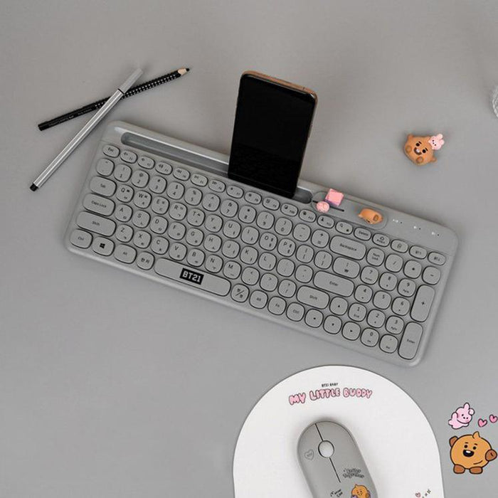 [BT21] New My Little Buddy Multi-Pairing Wireless Keyboard