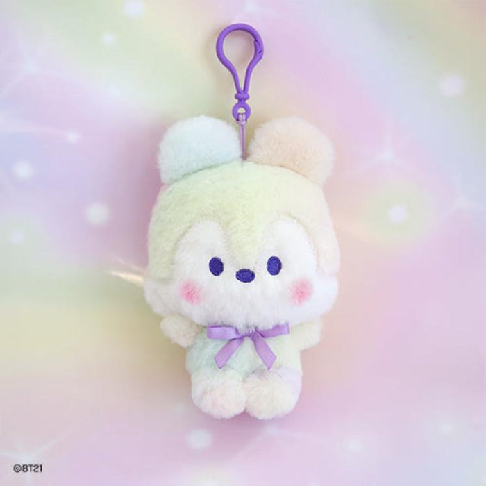 [BT21] Minini Rainbow Plush Keyring