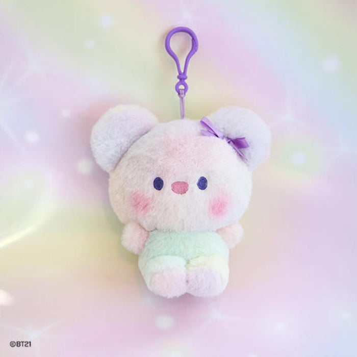 [BT21] Minini Rainbow Plush Keyring