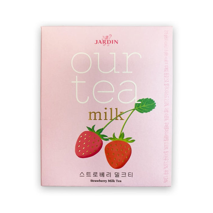 韩国人气 JARDIN - 奶茶系列 草莓风味奶茶 10入 / 8盎司