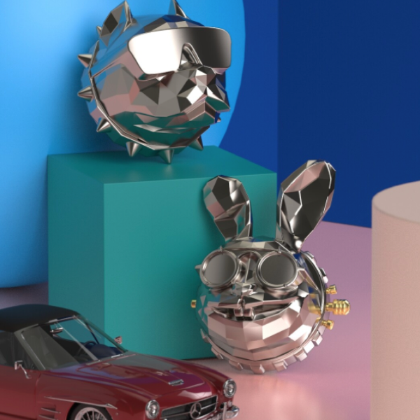 [디프로젝트]디버니 토끼 차량용 방향제[4가지 색상/선택 및 5가지 향/선택 ]
